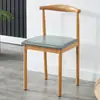 Silla de Cuerno Minimalista Nórdica de Hierro Forjado de Moda Taburete con Respaldo para Restaurante de Bocadillos y Comida Rápida Tienda de Té de Leche Silla de Comedor para Restaurante