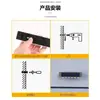 Luz solar para jardim externo, luz de arruela de parede externa à prova d'água, holofote de paisagismo para parede externa de villa, luz de parede decorativa de ambiente