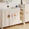 Cortina Cubre Gabinete de Cocina Cortina para Gabinete Abierto sin Puertas Cortina Antipolvo Cubre Gabinete para Zapatos Gabinete Misceláneo Cortina de Cobertura Cortina de Jalar