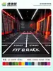 Césped Sintético Negro para Entrenamiento en Gimnasio, Césped Artificial para Arrastre de Trineo Crossfit, Precio Mayorista de Fábrica