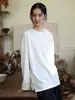 Siyuan Design Camiseta de Manga Larga Patchwork con Cuello de Encaje 26 Primavera/Verano Nuevo Top Simple Versátil Cómodo 1231
