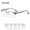 Armazón de ceja estilo business para caras grandes, Lentes de armazón grande para hombre, Lentes de prescripción 26909, Lentes semi-montura ultraligeros Tr90