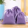 Bolsa de Terciopelo con Cordón para Empaque de Joyería, Batería Portátil, Audífonos, Pulseras y Almacenamiento de Cuentas de Oración