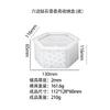 Yaoyang diy caja de almacenamiento apilable de seis lados con forma de diamante molde epoxi líquido fácil desmoldeo molde de silicona