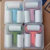 Mini Removedor de Fiapos Portátil Mini Rolo com Papel Rasgável, Pequeno e Fácil de Carregar, para Remover Poeira de Roupas e Pelos de Animais