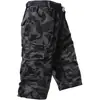 Pantalones Cortos Cargo Rectos de Verano para Hombre Cross-Border 2026, Elegantes Casuales Tácticos con Múltiples Bolsillos para Viajero, Venta al por Mayor