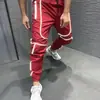 Calça Jogger Reflexiva Masculina Europeia e Americana da Amazon Hip-Hop Luminosa Tendência Corrida Esportes Fluorescente Calça Longa