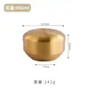 Bol de arroz de acero inoxidable de doble capa 304 estilo coreano con tapa, cuenco doméstico creativo para sopa, niños, cocina coreana, bol de kimchi