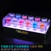 Porta-copos de bar, suporte criativo para coquetéis em formato de coração, suporte para bebidas alcoólicas e champanhe para KTV, porta-copos iluminado por LED, sem recursos adicionais