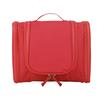 Bolsa de tocador portátil de gran capacidad con doble apertura para viajes, con tres cremalleras, impermeable y resistente al desgaste, bolsa de almacenamiento para cosméticos