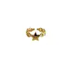 JZ94 Han Feng Anel Simples Versátil Estrela Estrela Prata Esterlina S925 Moda Personalidade Design de Nicho ins Tendência