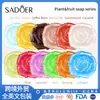 Jabón limpiador corporal de carbón de bambú rosa SADOER, serie de jabones artesanales con aceites esenciales ingleses, comercio exterior transfronterizo al por mayor