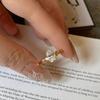 Anillo Huevo de Paloma Xiangxu Moda Lujo Ligero Alto Sentido Sentido de la Línea Sentido de Diseño de Nicho Temperamento Bromista Salida de Fábrica