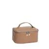 Nuevo neceser con forma de pastel, piel sintética, gran capacidad, bolsa de almacenamiento impermeable, organizador de cosméticos portátil, al por mayor