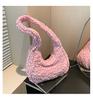 Bolso de Dumpling Nuevo Plegado Personalizado Color Sólido Gran Capacidad Estilo Casual Tendencia de Nicho Verano 2026 Bolso de Axila para Mujer