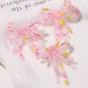 Estilo Hada de Verano Color Caramelo Borla Abalorio Lazo DIY Dulce Dopamina Aretes Accesorios para el Cabello Flor para Zapatos Accesorios