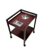 Venda Direta de Fábrica Mesa de Mahjong Mesa de Chá com Porta-Copos, Mesa de Chá de Aço e Madeira, Mesa de Mahjong com Porta-Copos, Porta-Copos para Salão de Mahjong