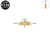 Gaibei Moda Transfronteriza Europea y Americana Aleación de Titanio G23 Joyería para Piercings de Grado Médico Estilo Sencillo Solo Circonita Redonda en la Cabeza