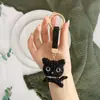 Llavero de Gato de Ojos Grandes con Incrustaciones de Diamantes Creativo Transfronterizo Multicolor Lindo Accesorios para Bolsos Colgante Pequeño Accesorios para el Interior del Coche