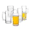 Celebridad de Internet Vaso de Cerveza al por Mayor Vidrio Espesado Bebida Octagonal Taza de Héroe Estilo Alemán Gran Capacidad Taza Artesanal 1L