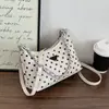 2026 Verano Nuevo Estilo Coreano Lunares Bolso de Hombro para Niña Lindo Nicho Moda de Alta Gama Bolso de Mano Versátil
