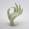 Accesorios de mano de modelo femenina, mano de modelo para arte de uñas, mano de modelo con peso, guantes falsos para exhibir anillos y joyas en sesiones de fotos