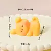 Acessórios de Pelúcia de Desenho Animado de Golden Retriever Pequeno, Decorações Artesanais DIY, Chaveiros de Bolsa, Enfeites de Mesa para Casa de Boneca