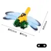 Caña de Juguete para Gatos Cabezal de Repuesto Juguete para Gatos Amazon Cabezal de Repuesto de Plumas DIY Cabezal de Repuesto de Caña de Juguete para Gatos Pájaro y Oruga