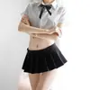 Uniforme Lencería Erótica JK 2026 Nuevo Atuendo Sexy de Porrista Caliente Conjunto de Tentación Vestido de Lencería Erótica