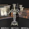 Suporte de Vela de Metal Europeu Adereços para Jantar à Luz de Velas Casamento Romântico Decoração de Mesa Retrô Enfeites Venda Direta da Fábrica