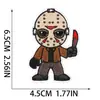 Pegatina de Tela Bordada de Figura de Terror de Halloween Parche de Dibujos Animados para Niño Parche Bordado para Bolsa