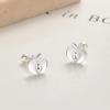 925 Sterling Silver Apple Thread Brincos Personalidade Feminina Design Sense Moda Fruta Orelha Osso Prego Ins Estilo Elegante Orelha Jóias