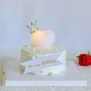 Paquete de materiales de la serie Love de San Valentín, oso, velas, cumpleaños, fiestas, decoración de pasteles, repostería, complementos