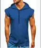 2021 Nuevo AliExpress Amazon ebay Chaleco Deportivo de Fitness sin Mangas para Hombre con Cordón y Capucha Hombre