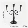 Adornos de Candelabro para Mesa de Comedor Estilo Americano Transfronterizos, Accesorios para Bodas, Portavelas de Hierro, Decoraciones Navideñas, Candelabros Retro