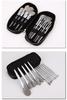 12 brochas de maquillaje plata luz de luna calidad Cangzhou gris abuela plata nieve Haoyue plata juego de brochas de maquillaje polvo suelto sombra de ojos