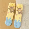 Calcetines Grues de Felpa para Niños de Invierno, Calcetines de Caña Media, Calcetines para el Piso, Calcetines Cálidos de Clase A para Dormir, Calcetines para Casa para Bebés