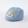 Venta al por mayor de boinas lindas para bebé para niños y niñas, Primavera y Verano 2026, Sombreros de Sol de Oso Súper Adorables, Gorras Delanteras Estilo Coreano para Niños Pequeños