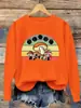 Sudadera con Estampado de Hada de Champiñones para Mujer, Sudadera Básica de Cuello Redondo, Suéter Holgado y Cálido, Ropa Casual de Otoño
