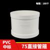 Aro de tubería de plástico PVC 50-315, venta al por mayor de fábrica, unión de tubería de drenaje directo, accesorios de tubería de alcantarillado