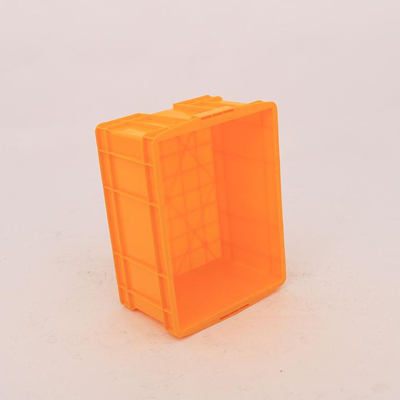 工厂定制长方形加厚塑料周转箱蓝色胶箱餐具运输塑料箱