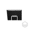 Adequado para Nissan 350Z co-condução maçaneta de porta de armazenamento adesivos modificação interior fibra de carbono decorativos adesivos acessórios