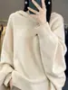 Suéter Casual Estilo Murciélago Mangas 2026 Cuello en V Otoño/Invierno Nuevo Versátil Top de Punto Suéter Chal