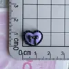 Preto Roxo Mini Laço Asas Balão de Amor Acessórios de Resina Grampo de Cabelo Preto Escuro Capa de Celular Material de Combinação