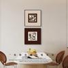Pintura abstracta moderna simple para restaurante arte minimalista pintura de cabecera estilo nórdico pintura decorativa de alto nivel