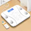 Balança Corporal Inteligente Recarregável Conectada por Bluetooth Balança Eletrônica Balança de Peso e Circunferência da Cintura Pesagem para Uso Doméstico