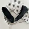 Zapatos Mary Jane de Diamantes Estilo Lujo Francés Pequeño para Mujer 2026 Nuevo Otoño Versátiles con Faldas Aumentan la Altura Oculto Boca Baja Zapatos de Salón
