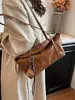 Bolso de Axila de Gran Capacidad para Mujer 2026 Nuevo Retro Versátil Bolso de Hombro Único Textura Otoño Invierno Bolso Tote para el Trabajo