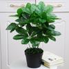 Planta artificial para chão de Bonsai com vaso Pingando Guanyin conjunto para mesa de jantar decoração de sala de estar interna ornamentos de planta verde planta em vaso