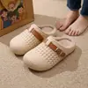 Hebilla de Cinturón Roja de Red, Pantuflas de Algodón con Felpa Impermeables para Mujer, Calzado de Invierno para Exteriores, Antideslizantes Resistentes al Desgaste, Zapatos de Algodón Cálidos para Interiores